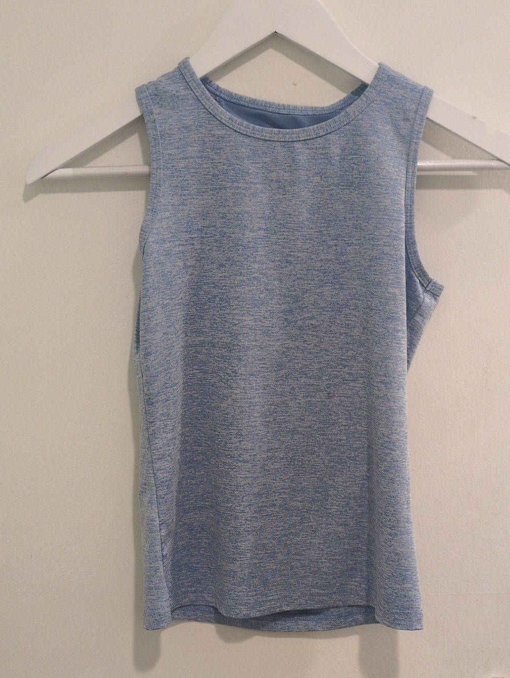 Blue Sleeveless Kids Tank Top